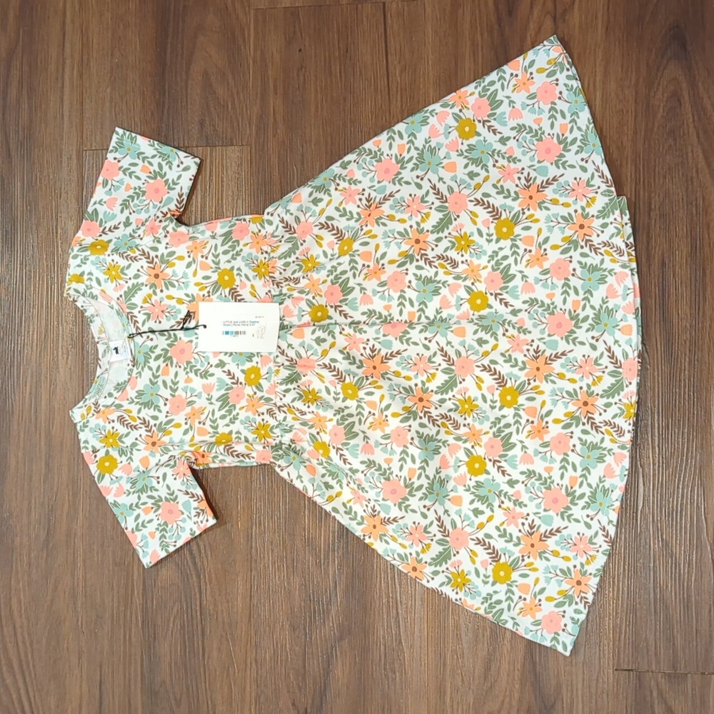Little and Lively Daphne Picnic Floral Dress